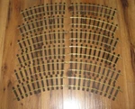Lot Of 12 REA-11100 Brass Curved Track (aristocraft) R=600MM Lgb Train. Fixed Price $74.99.