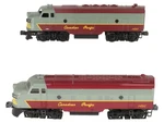 Williams O Scale Canadian Pacific F7 Aa Dummy Diesel Engines #1420/1425 Ex. Fixed Price $136.49.