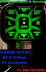 V2 Premium Fisher 10 Pin Snow Plow Programmable Controller Ez-v Usa Made!. Fixed Price $299.99.
