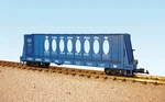 Usa Trains G Scale R17406A Louisiana Pacific Center I-beam Flat Car, Blue #5002. Fixed Price $71.95.