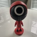 Squide Game Figure Villain Boss Triangle Round Square Doll Toy. Fixed Price $28.00.