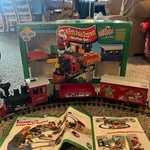 Lgb North Pole Express Scale Christmas Train Set Locomotive Track Transformer. Fixed Price $375.00.