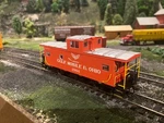 Gulf Mobile & Ohio Standard Cupola Caboose #2994 Atlas Ho 1307-1. Fixed Price $59.00.