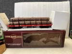 Scale Bachmann Big Haulers 93502 Atsf Santa Fe Flat Car #1422 W/ Logs See Ad. Fixed Price $49.00.