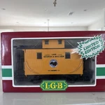 Lgb 4065-L01 Yellow Lake George & Boulder Caboose Ltd Ed West Germany W/ Box. Fixed Price $52.99.