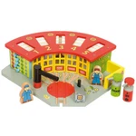 Bigjigs 5 Way Engine Shed BJT192. Fixed Price $74.10.