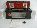 1995 Aristo-craft Norman Rockwell Christmas 40' Steel Reefer Box Car #46037-1 Ex. Fixed Price $49.99.