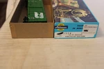 Ho Scale Athearn, 50' Box Car, Burlington Northern, Green, #219332 - 5524 Built. Fixed Price $24.00.
