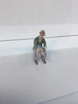 Arttista #1329 - Hobo Cooking Wiener Scale Figure Model Trains New. Fixed Price $10.95.