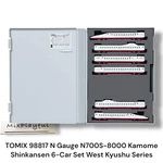 Tomix 98817 Gauge N700S-8000 Kamome Shinkansen 6-CAR Set West Kyushu Series. Fixed Price $145.00.