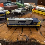 Atlas Master Series # 2558 GP38 Powered Locomotive With Csxt 904268 Car. Fixed Price $101.50.