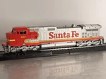 Santa Fe Locomotive C44-9W Red/silver Athearn Ho Scale Lnib Original Box. Fixed Price $140.00.