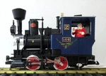 Lgb 24201 Christmas Blue 0-4-0 Steam Engine W/ Smoke Rare. Fixed Price $369.95.