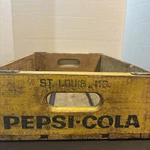 Vtg Pepsi Cola Crate St Louis Mo Usa Wooden Shop Display Dec 70 Soda Advertising. Fixed Price $44.99.