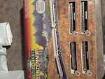 Bachman E-track Centennial Amtrack W/chrome Finish Gauge Train Set 24007 Rk-aa. Fixed Price $69.00.