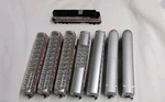 Vintage Life-like Ho Amtrak Passenger Cars & Diesel Locomotive Set Of 8. Fixed Price $65.00.