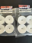 Tamiya OP-475 53475 Medium Narrow White Dish Wheels Offset X 2 Packages. Fixed Price $17.30.