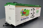 Scale Usa Trains R16334 Refrigerator Car Wagners Peas G470 Lz. Fixed Price $68.38.