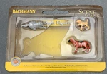 Scale Bachmann Scenescapes Figures: Dogs O3527. Fixed Price $8.71.