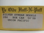 Ye Olde Huff Puff 50 Ft Box Car Union Pacific Wooden Model Kit 1:87 Usa. Fixed Price $28.20.