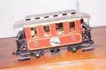 Bod/r Lgb Gauge Passenger Car " Long Glacier Railway 1ST Class Aged + 5005. Fixed Price $80.98.
