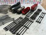 Marx Postwar Steam Engine Set W. Transformer Tracks Freight Car Scale. Fixed Price $149.95.