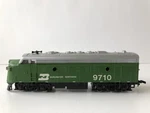 Bachmann Locomotive Burlington Northern 9710 Ho Flaw Please Review Pictures. Fixed Price $19.99.