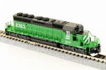 Kato N-scale #176-4802 Emd SD40-2 Early Bn #6363 Burlington Northern Japan. Fixed Price $199.99.