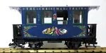 Vintage Lgb Scale Blue Christmas Passenger Coach. Fixed Price $109.95.