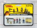 Woodland Scenics Accents A1898, Early Rail Workers & Accessories Ho Scale. Fixed Price $12.95.