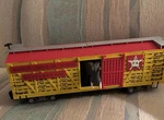 G Scale Bachmann Emmett Kelly Jr. All Star Circus Elephant Train Car W/. Fixed Price $65.00.