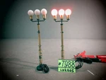 Mth Rail Lamp Set 30-11034 Prod.samples /prototypes Flaking Paint O.b.. Fixed Price $20.00.
