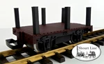 Hlw Ok Mini-max Flat Car 6 Stakes Piko Mtl Wheels Lgb & Walk-way Couplers New. Fixed Price $119.95.