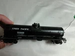 Bachmann Ho Scale Union Pacific Tank Car Up #69087 - No Box Used. Fixed Price $21.80.