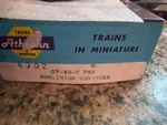 Athearn #4702 Burlington Northern GP40-2 Diesel Locomotive Powered Bn #3062 Nos. Fixed Price $50.00.