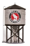 Broadway Limited 7918 Ho Scale Wood Water Tower Great Northern Sound Motorized. Fixed Price $124.38.