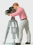 Preiser 28086 Ho Scale Individual Figures, Working People Camera Man. Fixed Price $7.99.
