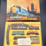 Bachmann Ho Scale Electric Analog Starter Set Emd GP-40 Santa Fe Penn Central. Fixed Price $200.00.