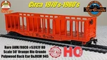 Rare Ahm/roco #5392F Ho 50' Orange Rio Grande Pulpwood Rack Car D&rgw 945 (a). Fixed Price $9.99.