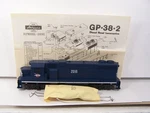 Ho Athearn 4605 GP38-2 Missouri Pacific #2016 Blue Box Dc Pwr New Kit. Fixed Price $45.95.