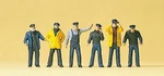 Preiser 10353 Ho Scale People Working Ship's Crewmen PKG(6). Fixed Price $27.99.