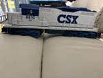 Lionel Csx SD-18 Diesel Locomotive Blue White Gauge 6-18810 Model Railroad. Fixed Price $175.00.