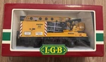 Lgb Lehmann Gross Bahn The Big Train Scale Matra 4042 Crane Car Yellow Germany. Fixed Price $67.00.