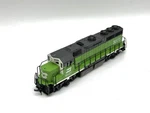 Con-cor Emd GP-40 Burlington Northern Diesel Locomotive 2075 0015-001017 Ho. Fixed Price $70.00.