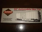 Proto 2000 Series Ho Scale 50' Automobile Cb & Q #48047 Box Car #8407 Nib. Fixed Price $14.99.