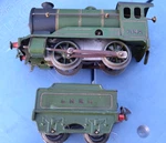 Hornby Meccano Vintage 501 Tin 1842 Steam Locomotive Clockwork Windup Gauge. Fixed Price $52.99.