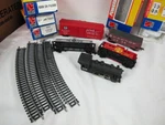 Life Like Trains Ho Scale Powered Locomotive 8394 Freight Cars More Pcs. Fixed Price $22.95.