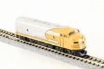 Kato N-scale #176-2140 Emd F7A At&sf Yellowbonnet Freight #330 Made In Japan. Fixed Price $174.99.