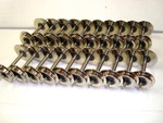 10 Pairs, 20 Axles Scale Ball Bearing Roll-ez Silver Chrome Metal Wheels. Fixed Price $269.95.