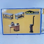 Pola Lgb Gauge #961 Interior Workshop Details, Desks Furnace Garden Scale. Fixed Price $50.99.
